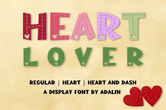 Heart Lover Decorative Font By Adalin Digital
