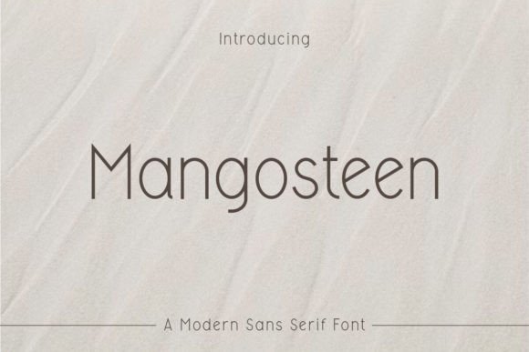 Mangosteen Sans Serif Font By Manlogs Studio