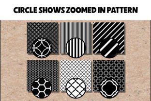 Black Digital Paper Seamless Patterns Grafik KI Muster Von Crafty Kiara 4