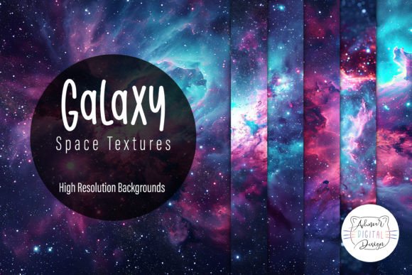 Galaxy Space Textures Backgrounds Graphic Backgrounds By achmardigitaldesign