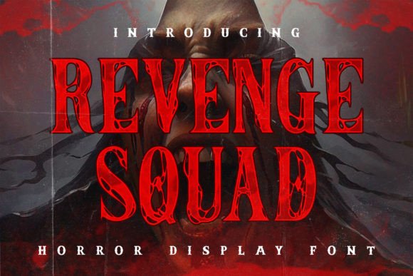 Revenge Squad Blackletter Font By Dansdesign