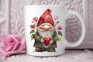 Watercolor Valentine Gnome Clipart Png Illustration Illustrations Imprimables Par Regulrcrative 2