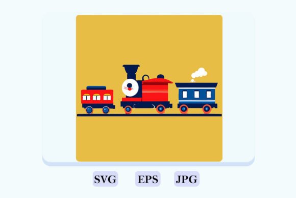 Trains Graphic Illustrations By My Artsa