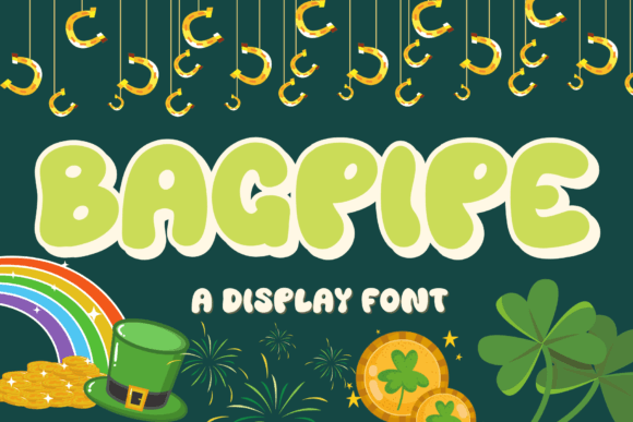 Bagpipe Display Font By Brown Cupple Fonts