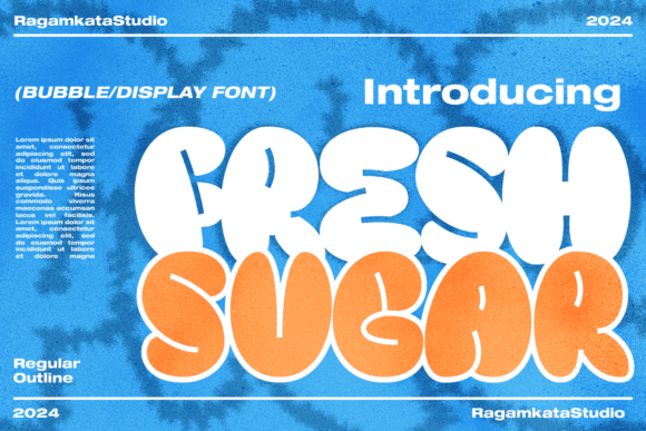 Fresh Sugar Display Font By RagamKata Studio