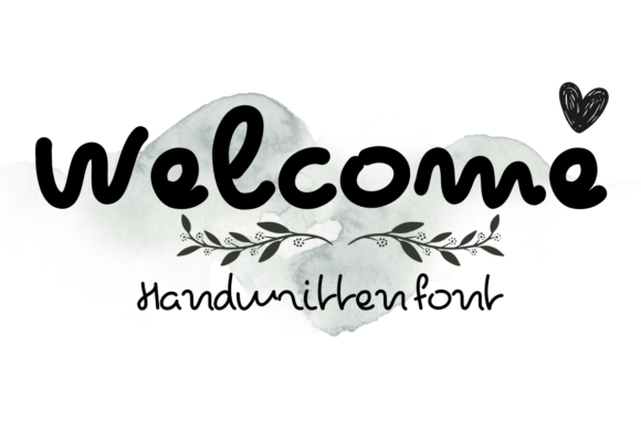 Welcome Script & Handwritten Font By Nun Sukhwan