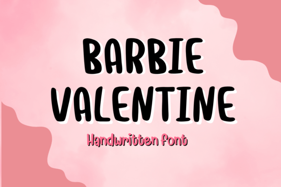 Barbie Valentine Display Font By Nun Sukhwan