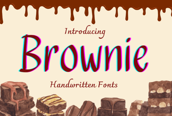 Brownie Script & Handwritten Font By Bassoonartwork