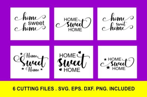 Home Sweet Home - Cutting Files Graphic Crafts By rotterlabstudio