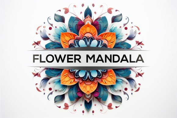 Colorful Mandala | Colorful Floral Art Grafik Druckbare Illustrationen Von dreamclub270