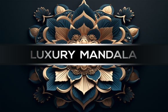 Wooden Mandala | Colorful Flower Mandala Gráfico Ilustraciones Imprimibles Por dreamclub270