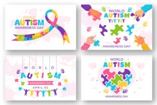 14 World Autism Awareness Day Grafica Illustrazioni Stampabili Di denayunecf 4