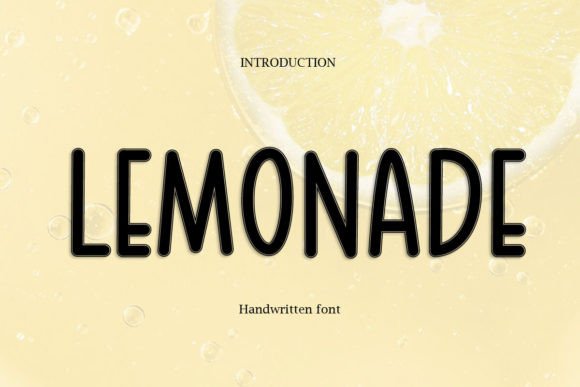 Lemonade Script & Handwritten Font By AA studio