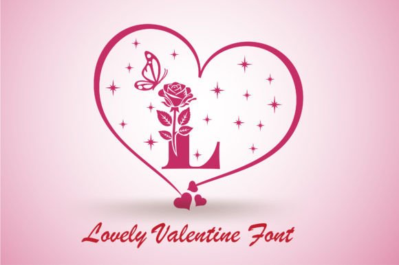 Lovely Valentine Decorative Font By susecreative