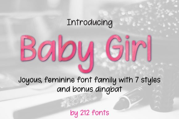 Baby Girl Fuentes Caligráficas Fuente Por 212 Fonts