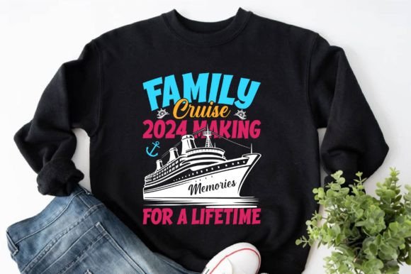 Family Cruise SVG Cruising Vacation Trip Graphic T-shirt Designs By relaxnayem