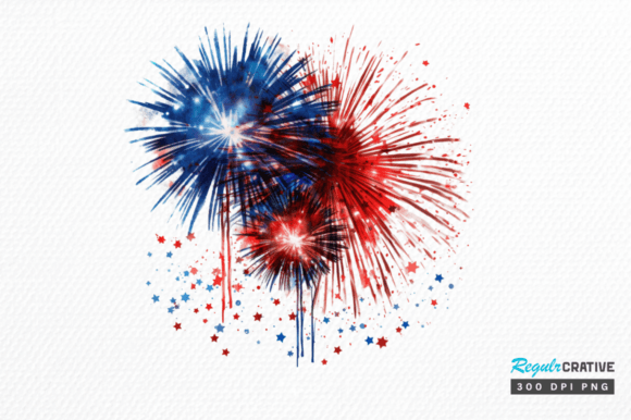 Fireworks Independence Day Clipaart Png Illustration Illustrations Imprimables Par Regulrcrative