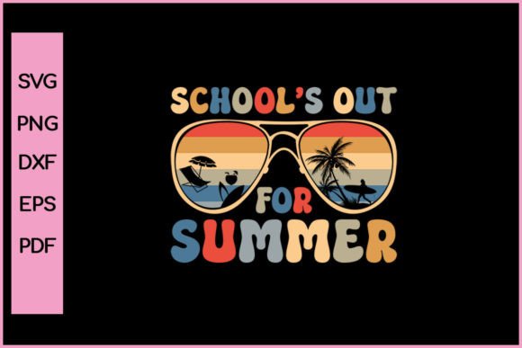 Funny Schools out for the Summer Shirt Gráfico Manualidades Por Nice Print File