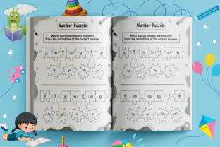 Number Puzzles Math Worksheets Illustration 1st grade Par Interior Creative 3