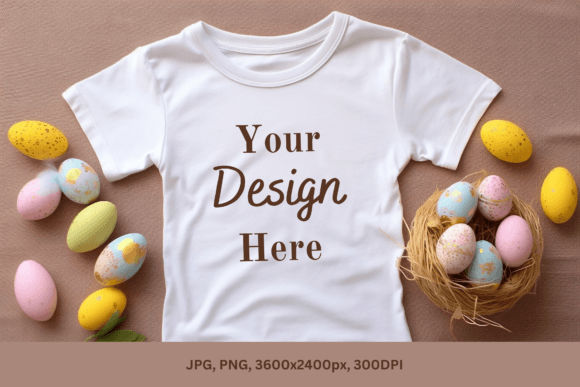 T-Shirt Mockup | Easter T-Shirt Mockup | Grafik Produktmodelle (Mockups) Von DesignHub
