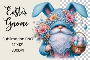 Easter Bunny Gnome Sublimation PNG Graphic AI Graphics By Printme Darling 1
