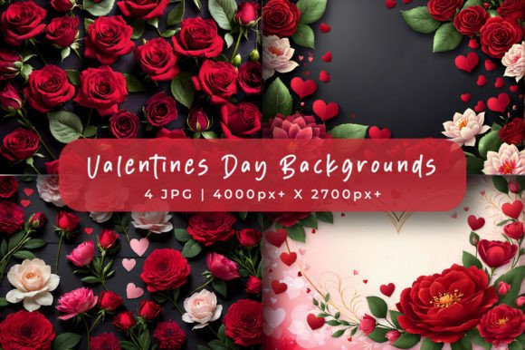 Valentine's Day Backgrounds Graphic Backgrounds By srempire