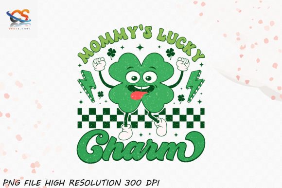 Mommy's Lucky Charm St Patrick's Day PNG Graphic Crafts By Crafts_Store