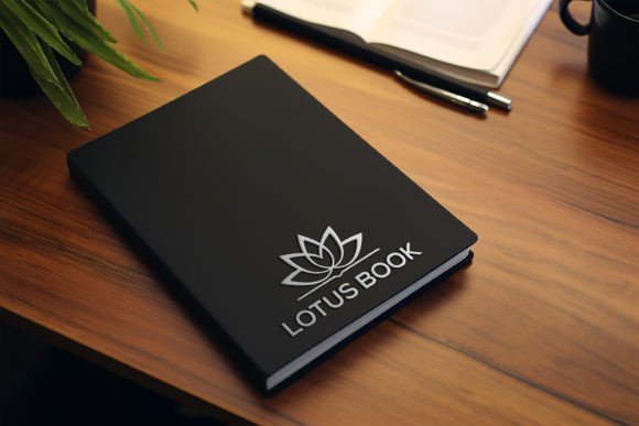 Book Cover Mockup | Notepad Logo Mockup Graphic Product Mockups By dreamclub270