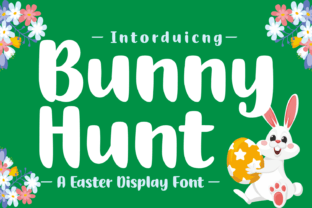 Bunny Hunt Display Font By Riman (7NTypes) 1