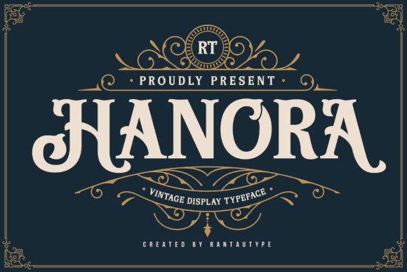 Hanora Serif Font By RantauType
