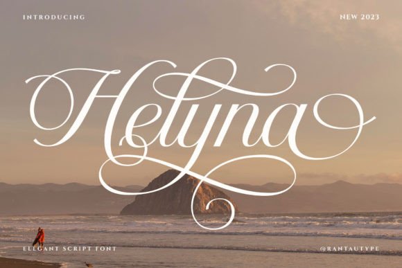 Helyna Script & Handwritten Font By RantauType