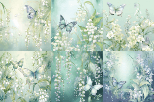 Watercolor Lily of the Valley Images Graphic Backgrounds By Color Studio 8