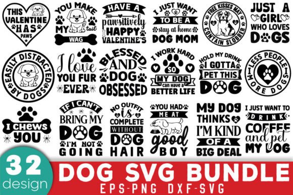 Dog SVG Bundle Graphic Crafts By DollarSmart