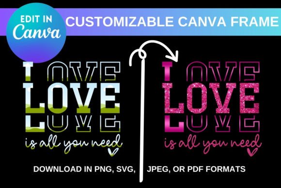 CREATE YOUR OWN VALENTINES SUBLIMATION Graphic Graphic Templates By Me 2 You Digitals
