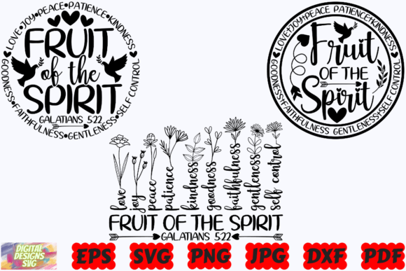 Fruit of the Spirit SVG |Holy Spirit SVG Graphic Crafts By DigitalDesignsSVGBundle