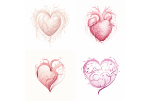 Light Pink Valentine Heart Tree Clipart Midjourney Prompts Illustration Illustrations Imprimables Par Milano Creative 4