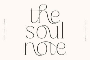 Soul Note Display Font By WuadType x Glyphofik Studio 1