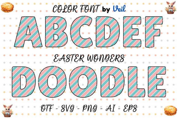 Easter Wonders Color Fonts Font By Veil