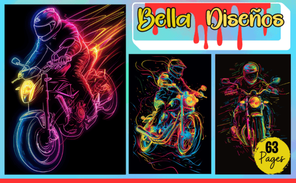 Motociclismo. Bella Diseños Graphic Illustrations By Bella Diseños