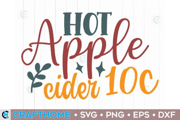 Hot Apple Cider 10c Graphic Crafts By crafthome