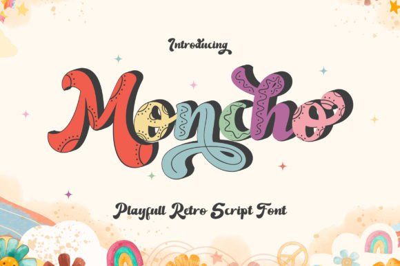 Moncho Display Font By Flawless And Co