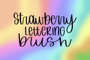 Procreate Lettering Brush Strawberry Graphic Brushes By Sierras Crafts Creations 1
