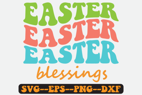 Easter Quotes Groovy Retro SVG Design Graphic Print Templates By Fallensvgworld