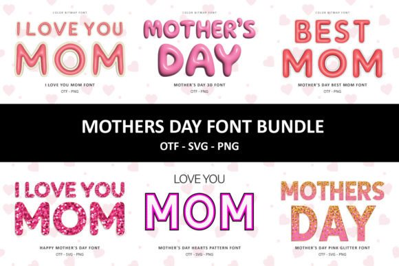 Mothers Day Collection Color Fonts Font By Font Craft Studio