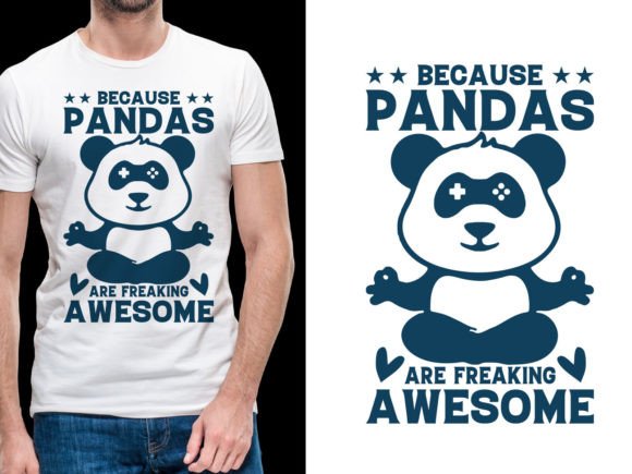 Pandas Are Freaking Awesome Tshirt Graphic T-shirt Designs By sahirtshirt