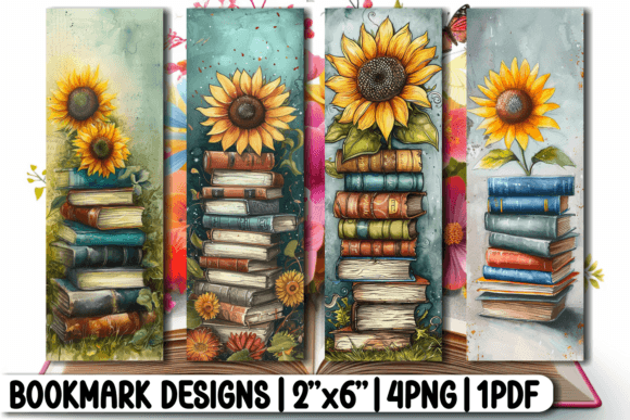 Floral Petal Bookmark Collection Graphic AI Generated By svgyeahyouknowme