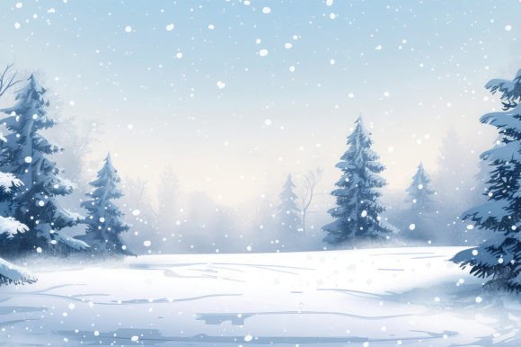Snow Background Illustration Graphic AI Illustrations By Background Graphics illustration