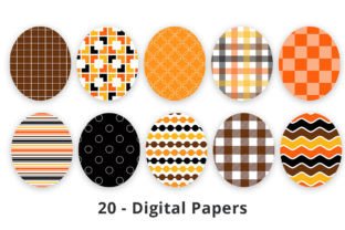 Orange, Black, Brown and Yellow Patterns Graphic Patterns By Lemon Paper Lab 2