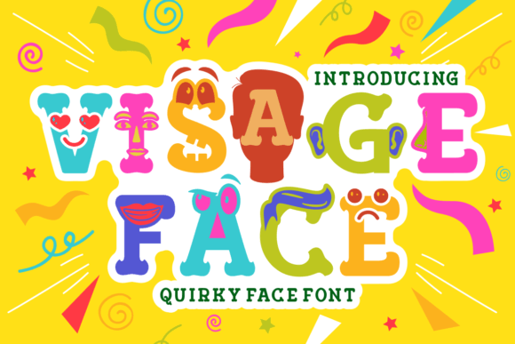 Visage Face Display Font By putracetol
