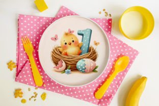 My 1st Easter Baby Chick Sublimation. Graphic AI Illustrations By NadineStore 2